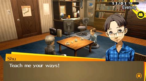 shu social link|Persona 4 Golden Social Link guide: Dialogue。